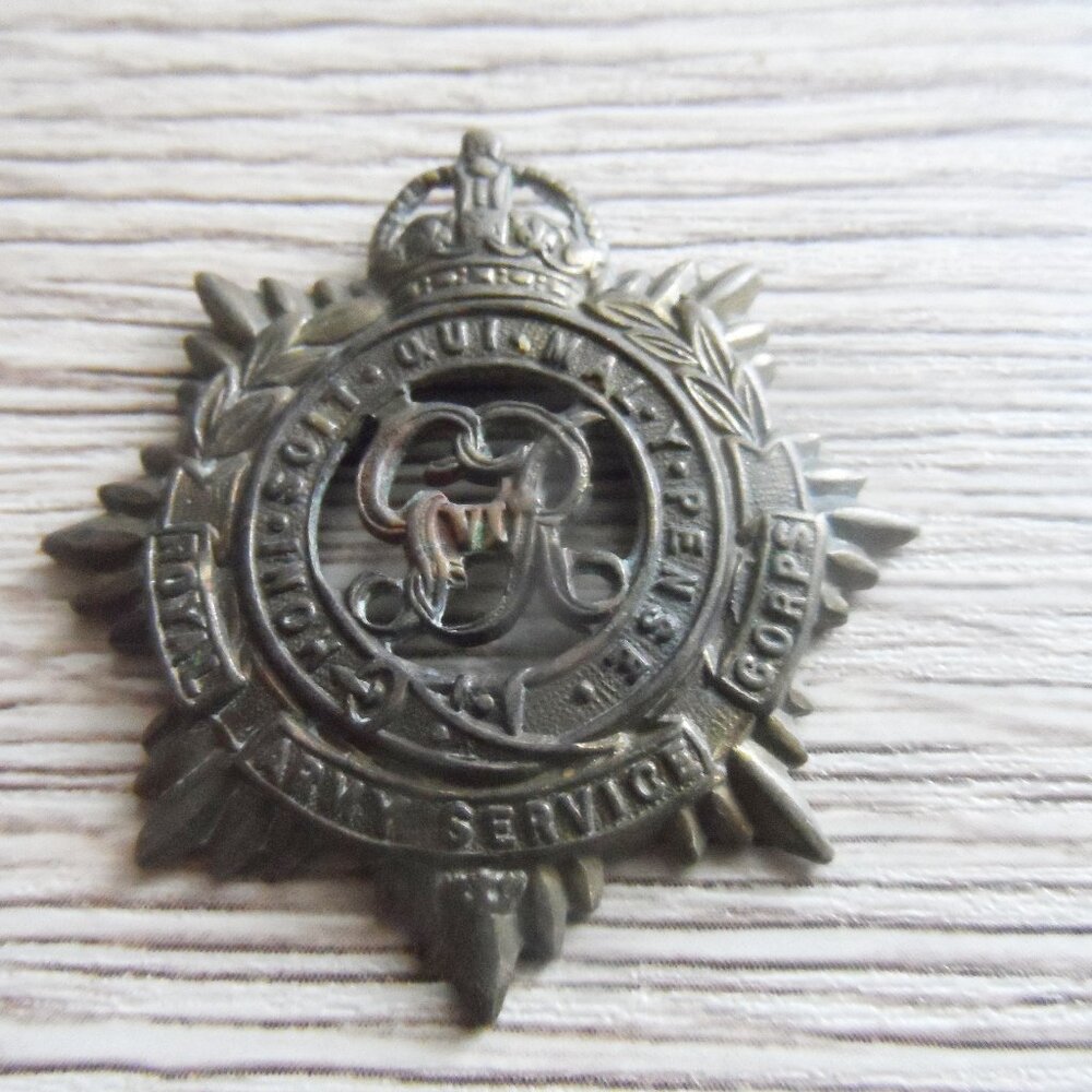 British Royal Army Service Corps Badge (b6.6 - 43mm X 41mm)